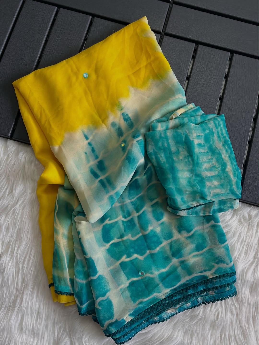 Elegant Multicolour Saree