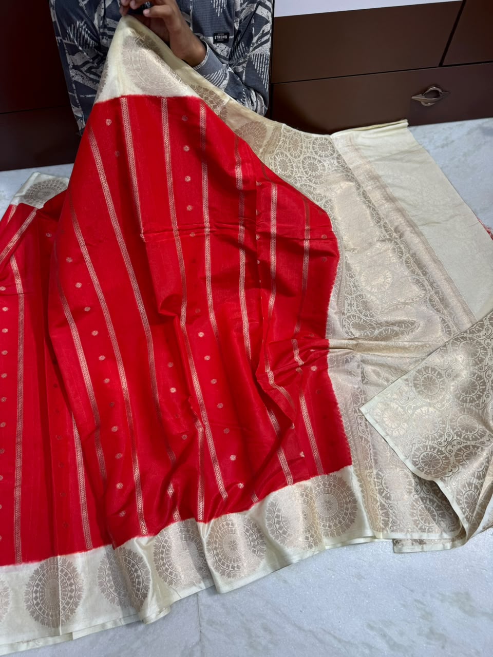 Red Saree